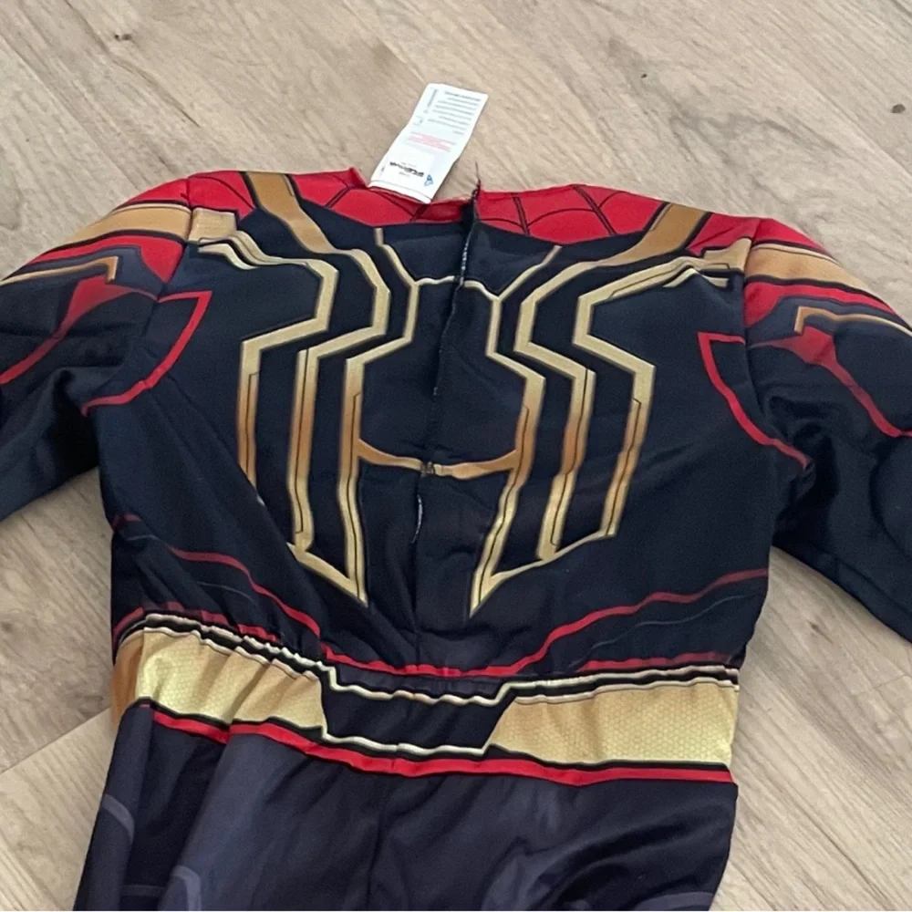 New Marvel Spiderman Costume black and red size Medium